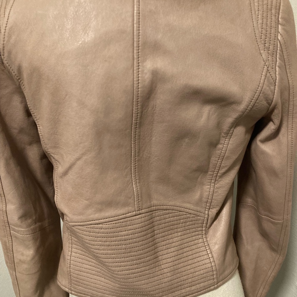 Joie Blush Leather Jacket - Picture 2 of 11